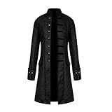 TSIRNK Mittelalter Kleidung Herren,Steampunk Herren,Halloween Kostüme...