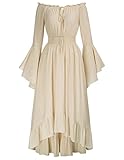 SCARLET DARKNESS Steampunk Wikinger Kostüm Damen Halloween Karneval...