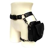 LXQLLJJD Mittelalterliche Lederring Gürteltasche Mit Nieten, Steampunk...