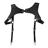 PENGXX Steampunk Renaissance Leder Hosenträger für Männer H Designs...