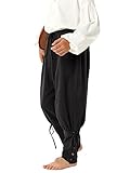 Haloumoning Jungen Mittelalter Hose Kinder Schnürhose Cosplay Renaissance...