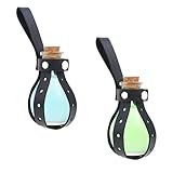 Eco-Fused 2 x kleine Cosplay-Trankflasche – durchsichtiges kugelförmiges...