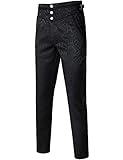 VATPAVE Herren Gothic Hose Cosplay Kostüm Hosen Steampunk Viktorianische...