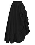 Mittelalter Kleidung Gothic Rock Hohe Taille Steampunk Röcke für Damen...