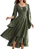 SCARLET DARKNESS Steampunk Corsagenkleid Damen Halloween Karneval Gesmokte...