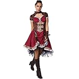 dressforfun 900483 - Damenkostüm Steampunk Edelfrau, Kurzärmeliges...