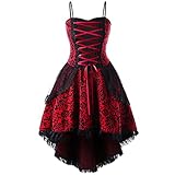Gothic-Kleid für Damen, Retro, mittelalterliches viktorianisches Kleid,...