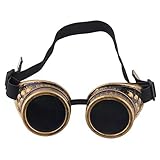 TRIXES Steampunk, Schweißer Brille, Party - Accessoire, Kostüm, Karneval...