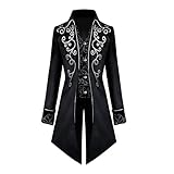 TSIRNK Mittelalter Kleidung Herren, Halloween Kostüm, Steampunk Vintage...