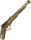 Piratenpistole Gold | Piraten Pistole | Revolver | Räuber Gewehr | Waffe...