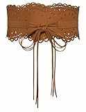 Damen Steampunk Korsett Gürtel Leader Taillengürtel Lace-up Cosplay...
