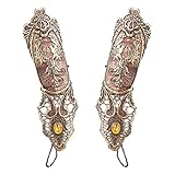 Jurxy Gothic Handstulpe mit Brosche Victorian Steampunk Handgelenk Cuff...