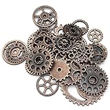 Zeayebsr 40g Steampunk Zahnräder Vintage Steampunk Zahnräder Set...