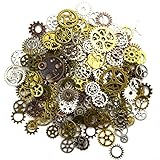 150 Gramm Bunt Sortierte Vintage Metall Steampunk Schmuck Machen Charms Cog...